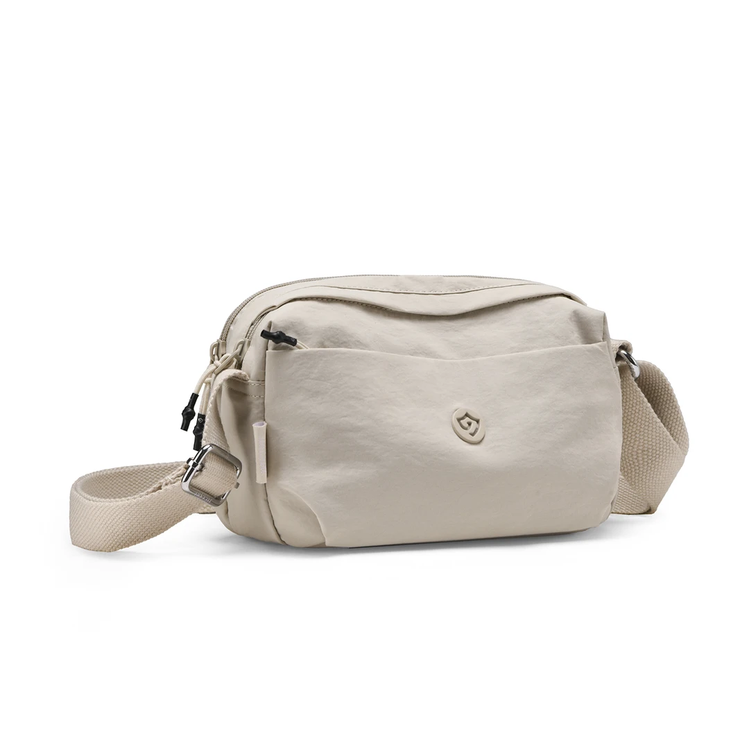 帆布包包女2025夏季新款百搭斜挎包休闲小巧牛津布单肩妈妈包通勤