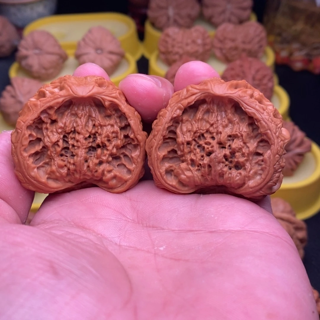 把件文玩核桃蛇头