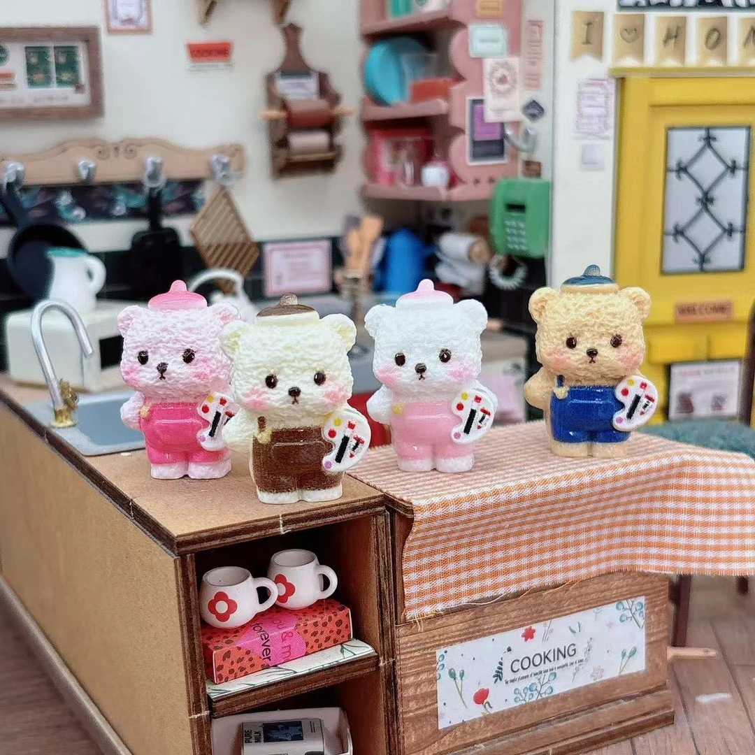 【特=价【绘画莉娜娜熊】安小小定制DIY手机饰品百搭配件可爱手工