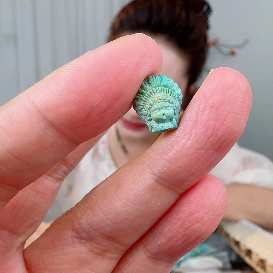 未镶嵌绿松石珠宝奇石