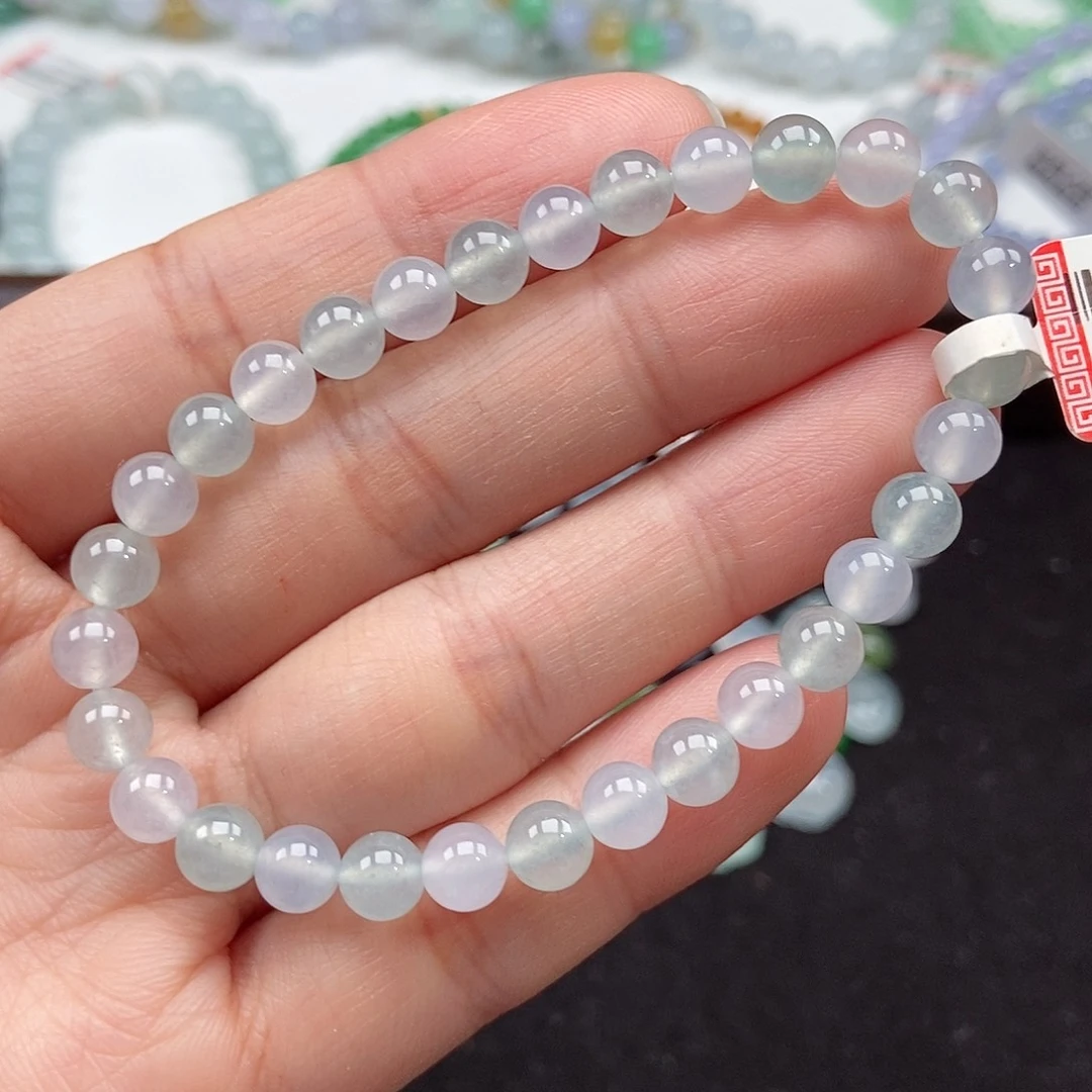 翡翠未镶嵌手串卡6