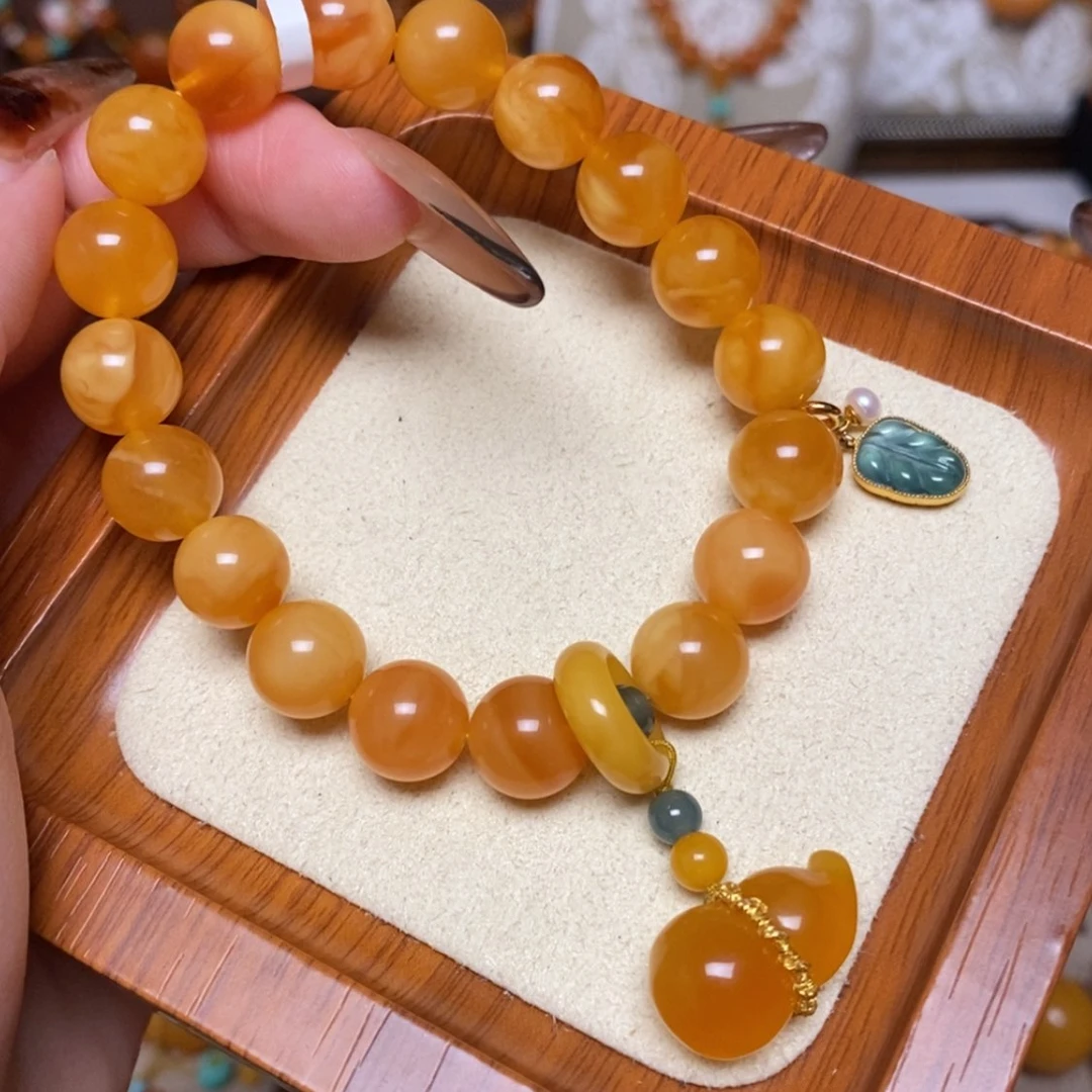 【闪购商品】手链蜜蜡未镶嵌手串