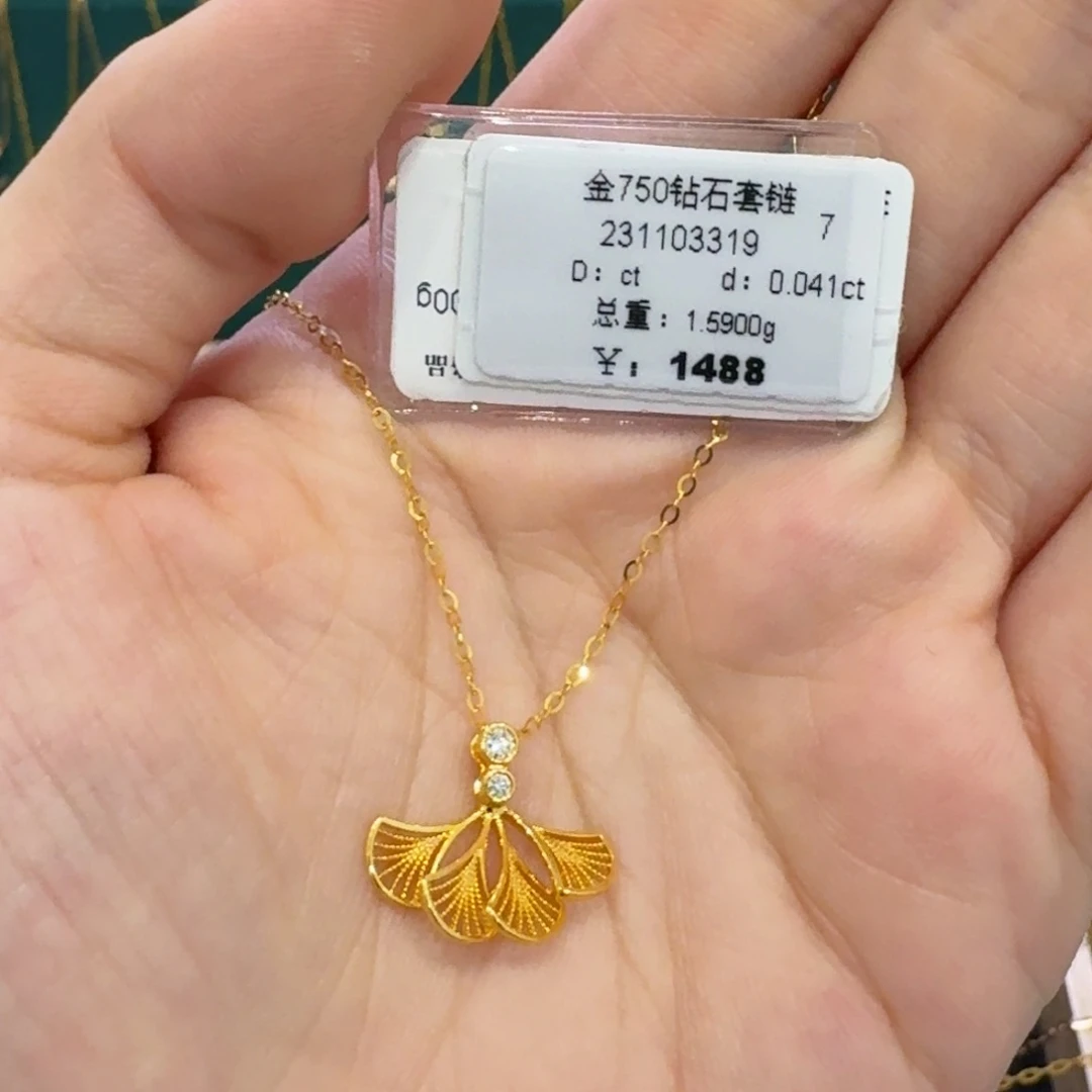 套链钻石18K金镶嵌