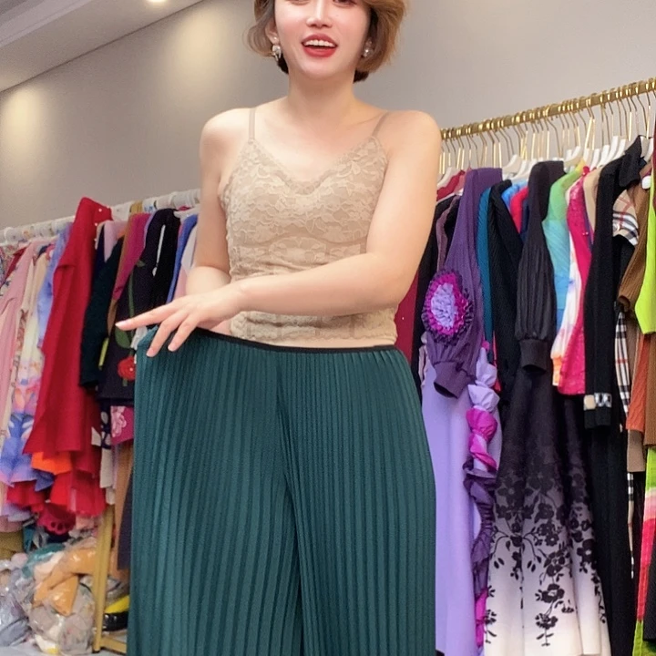 褶皱大码连衣裙111