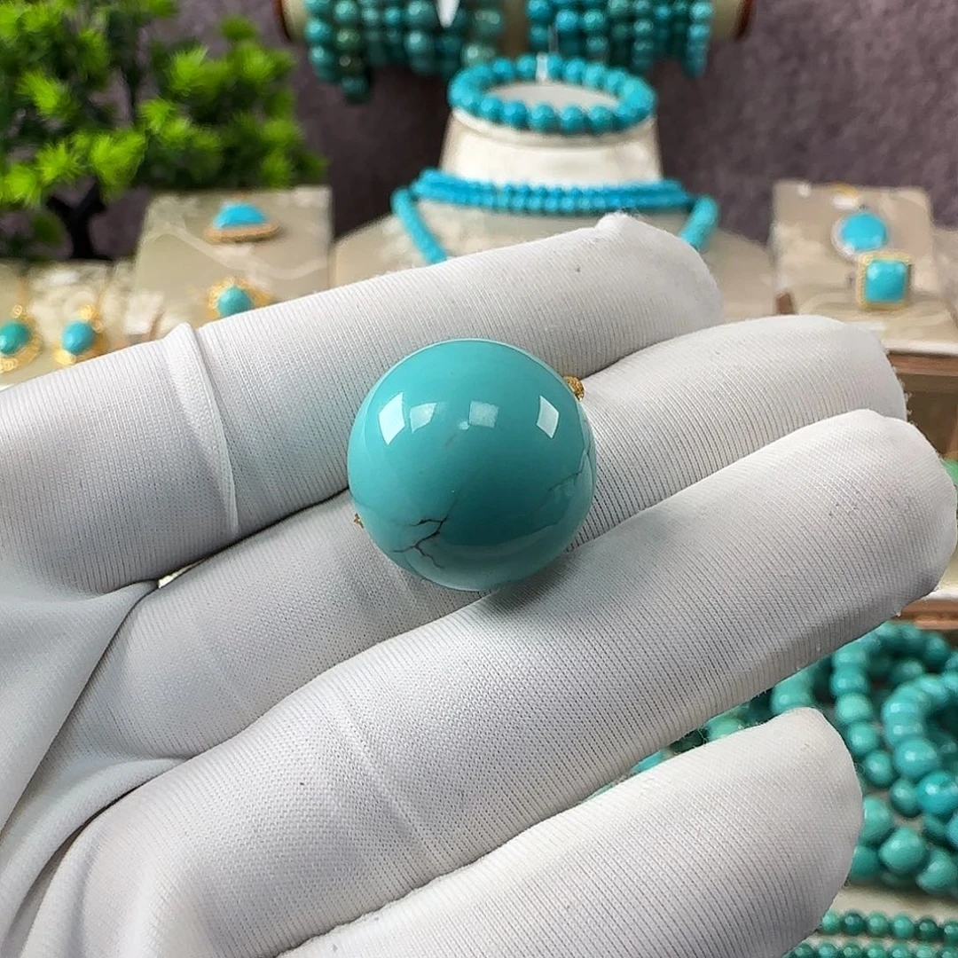 绿松石未镶嵌17mm