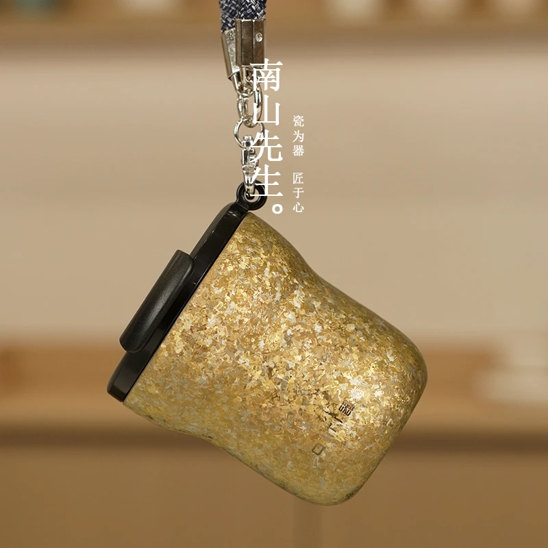 南山先生半糖主义 纯钛直饮男女学生高颜值便携户外简约轻奢钛杯