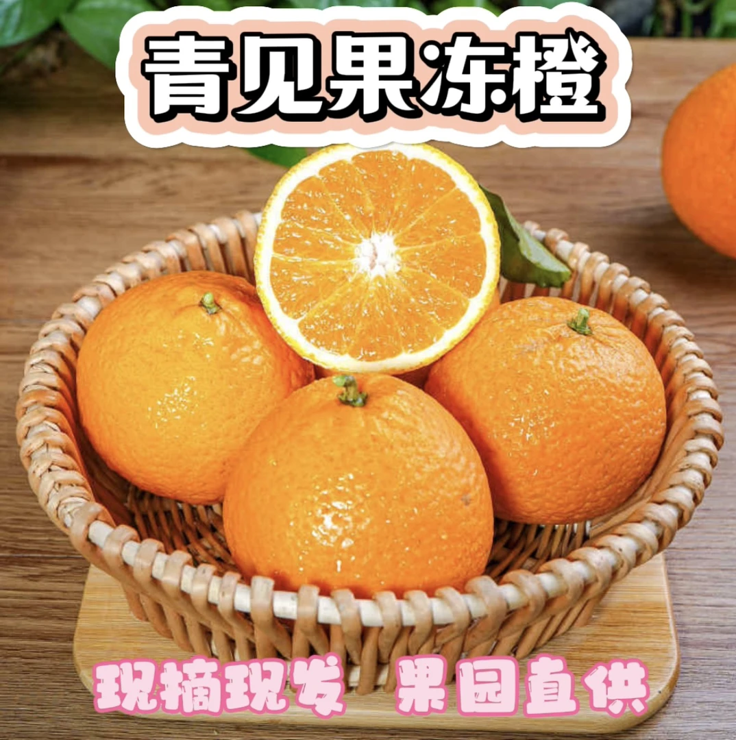 四川青见果冻橙新鲜采摘产地直发薄皮化渣当季水果