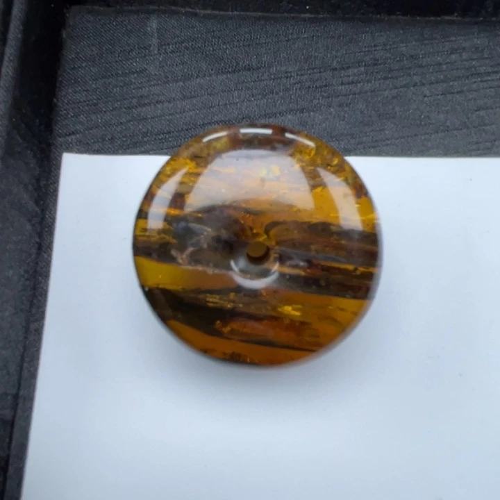 裸石蜜蜡未镶嵌蜜蜡植物扣子