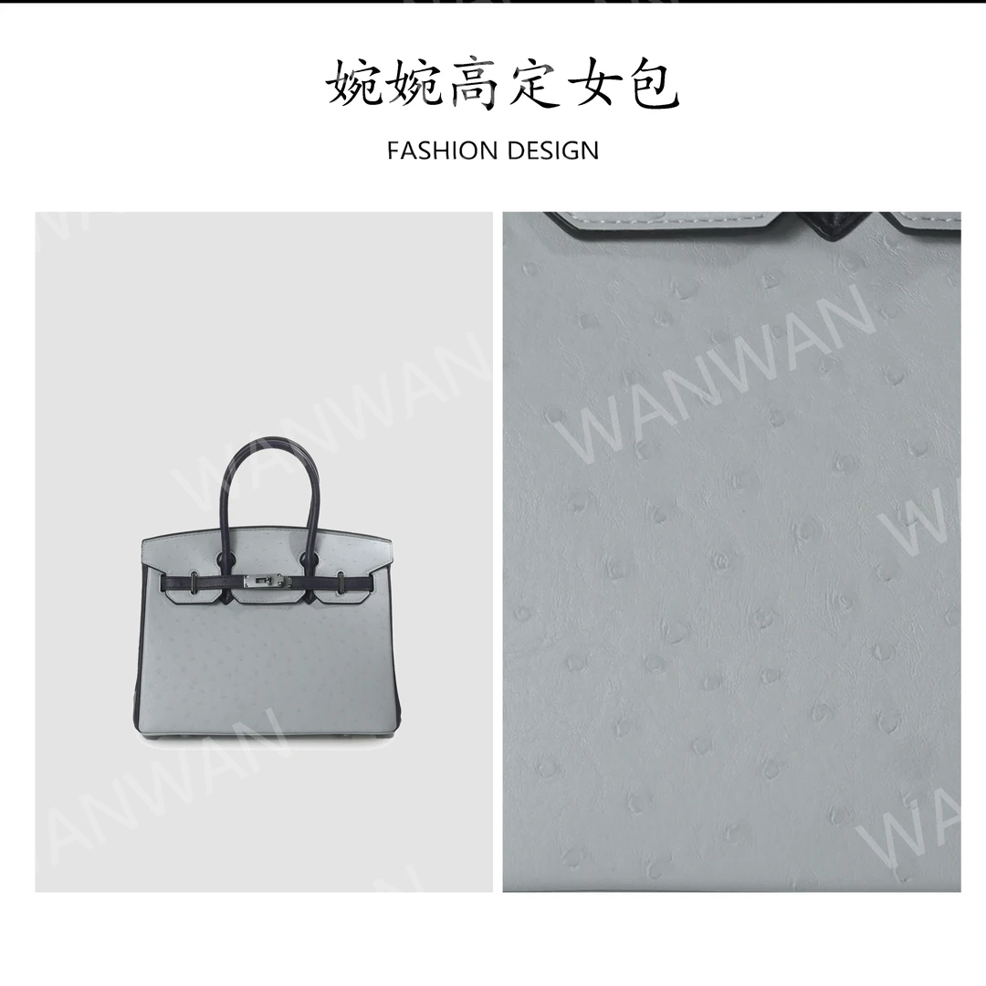 扣式防刮荔枝纹单肩包单肩肩包简约时尚百搭BV72630-深渊蓝