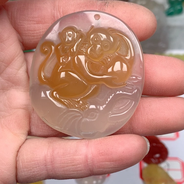 玛瑙/玉髓颈饰未镶嵌幸****你