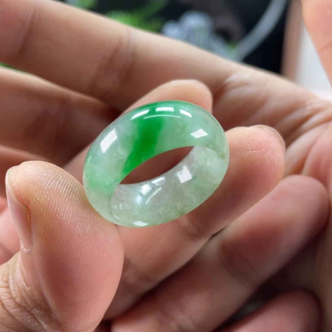 翡翠戒指未镶嵌轮胎戒圈17