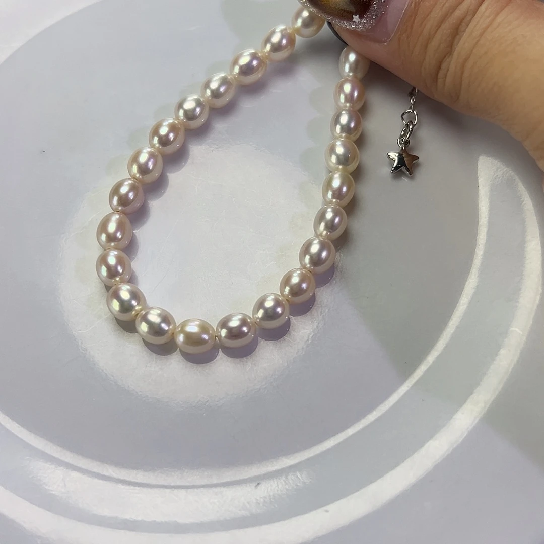 手绳淡水珍珠钛钢
