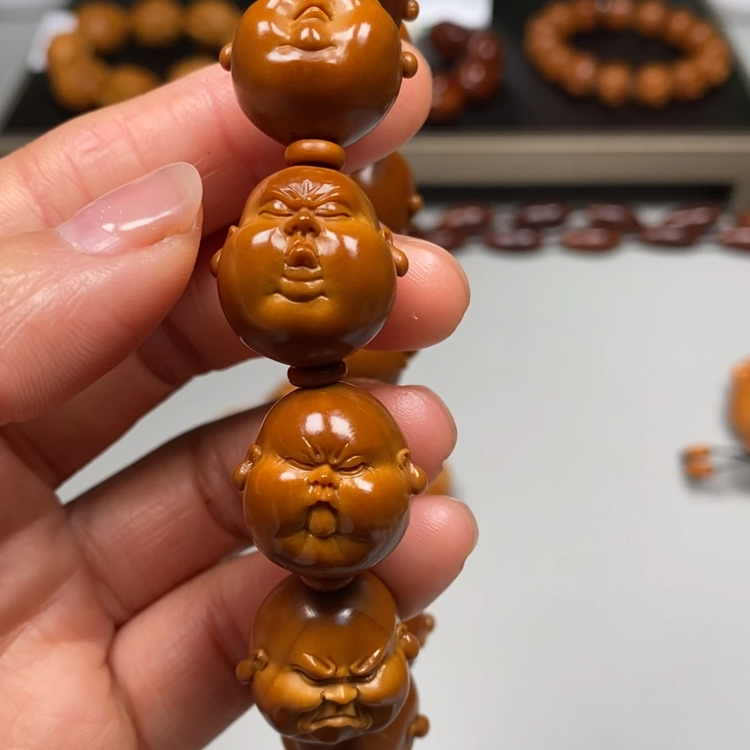 橄榄核吊坠百态手串