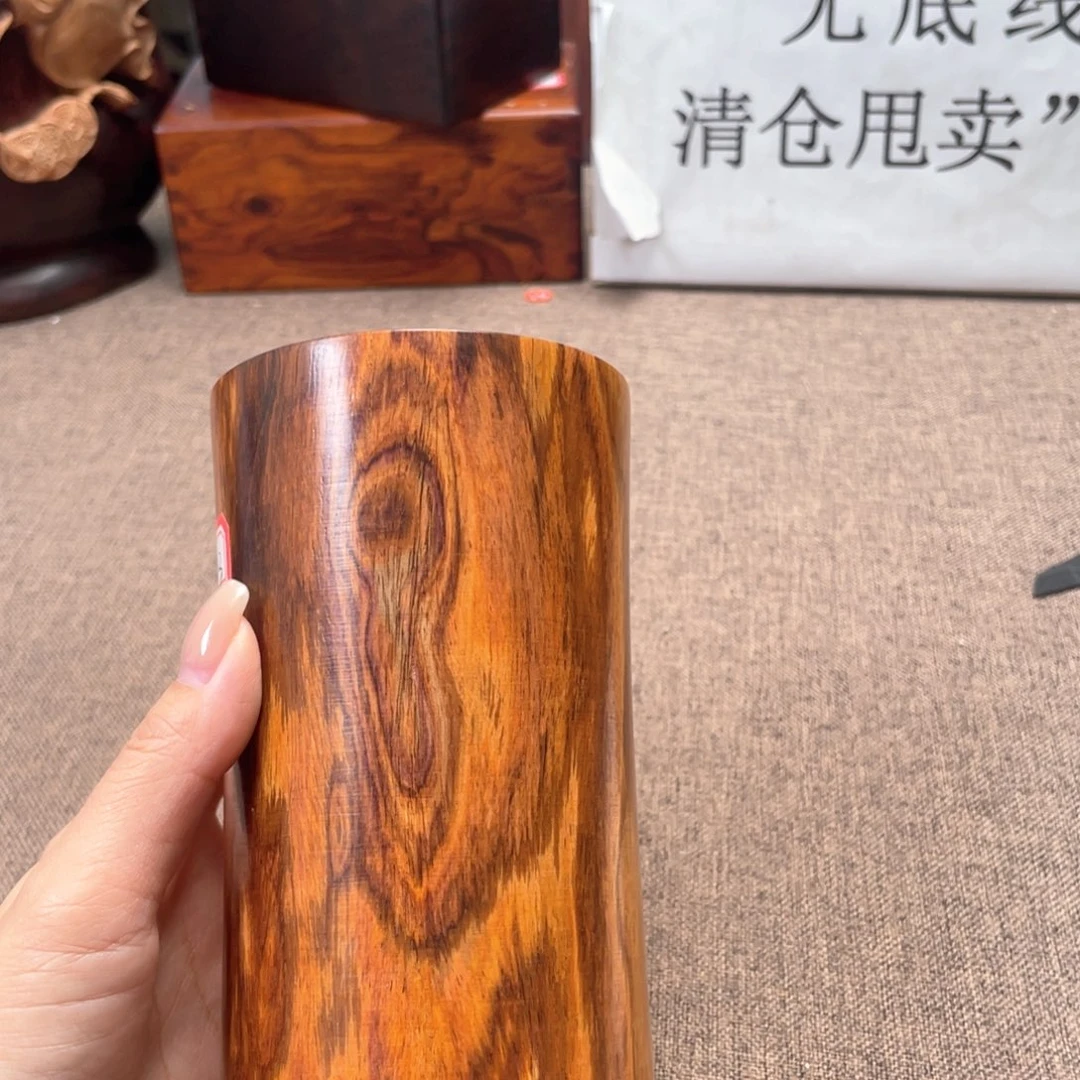 黄花梨/降香黄檀新料笔筒