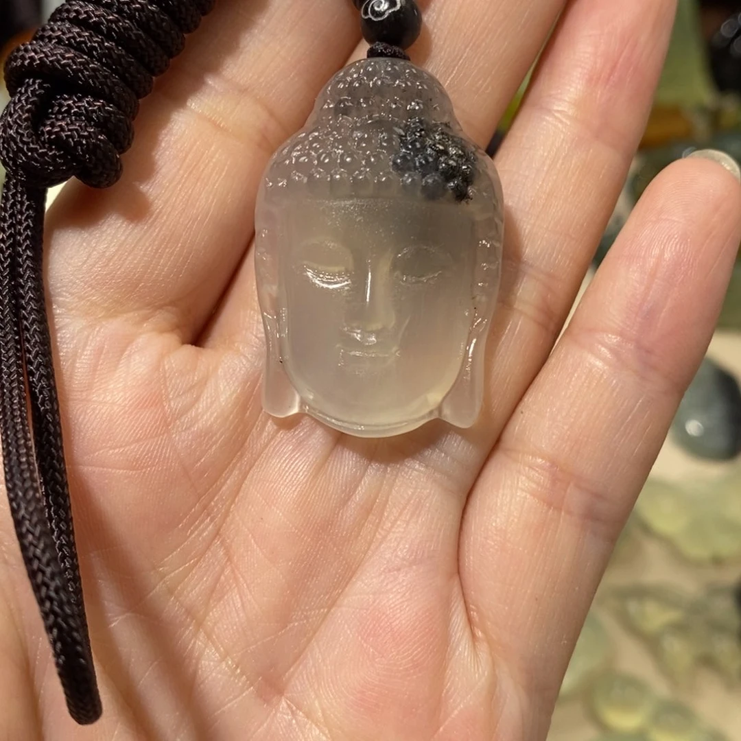 蛇纹石玉未镶嵌吊坠(不含链)