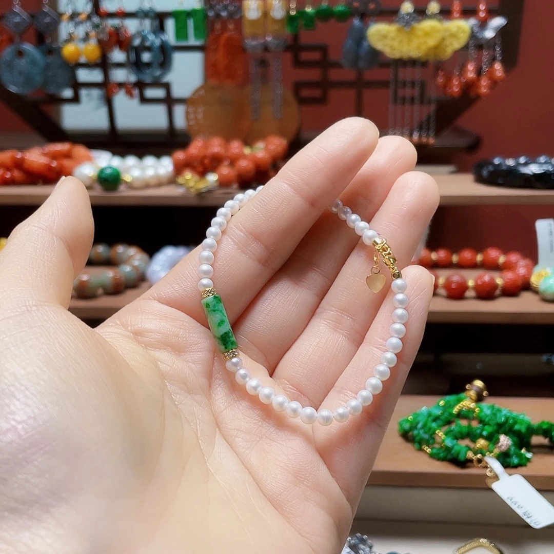 翡翠未镶嵌手链饰品