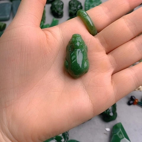 未镶嵌和田玉挂件Z*青貔貔