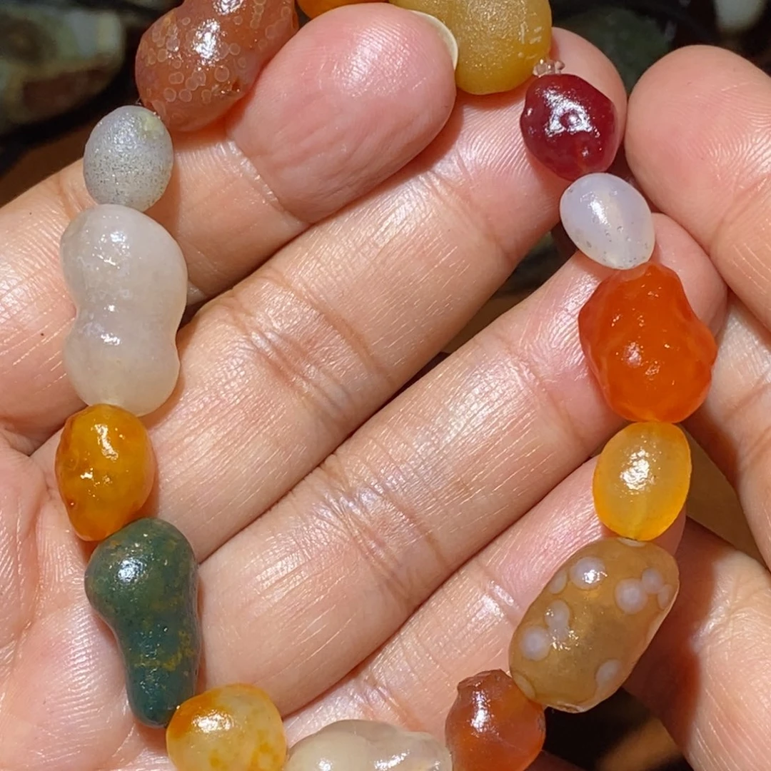 未镶嵌玛瑙/玉髓珠宝半成品