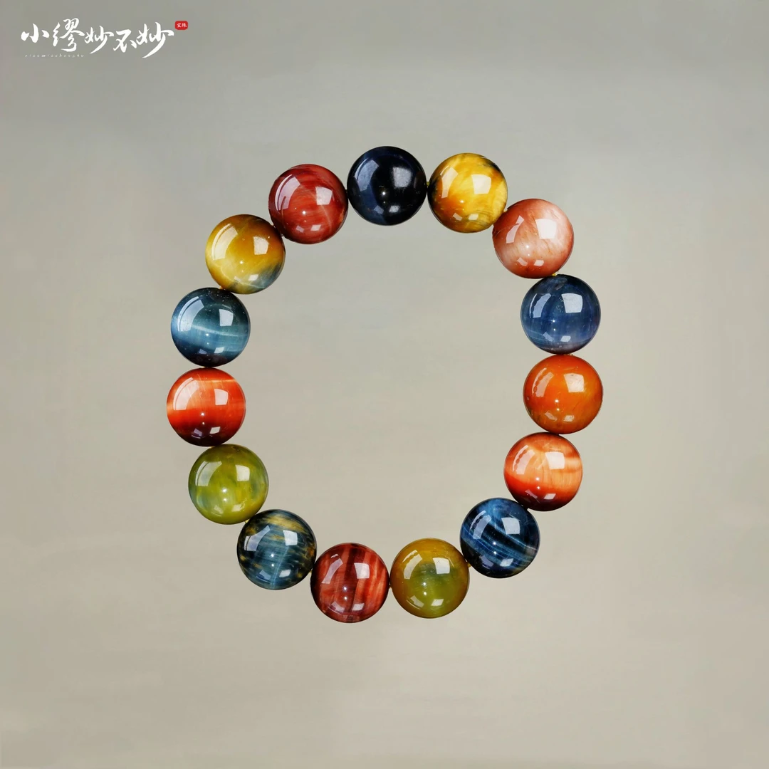 【缪老师严选】SJ3463 喜火喜金喜水/彩虎眼石手链 多样性发其一