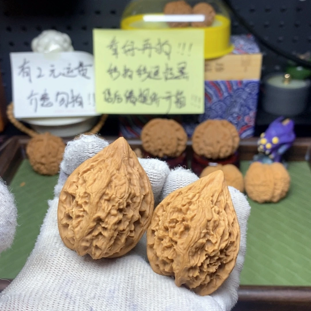 文玩核桃吊坠36大沽石鸭嘴一物一图略有色差