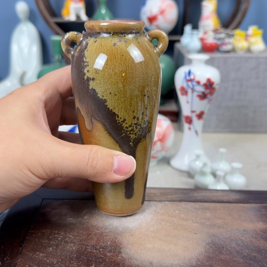 陶瓷手工小花器摆件