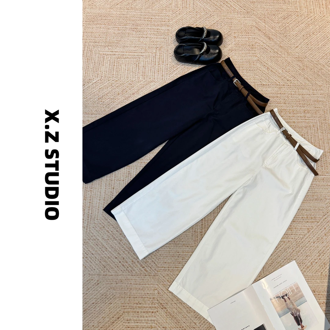 X.ZHEN【方程式直筒裤】新款2025爆款薄款遮肉显瘦裤子夏季时尚百搭