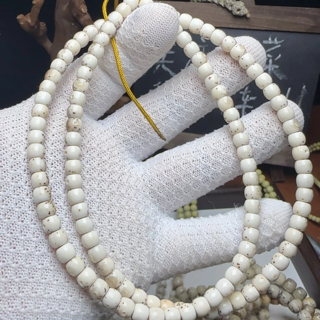 手串星月菩提65直切玉化32留白