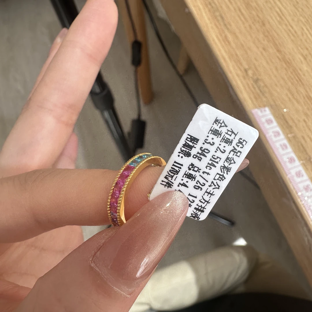 足金精品工艺戒指