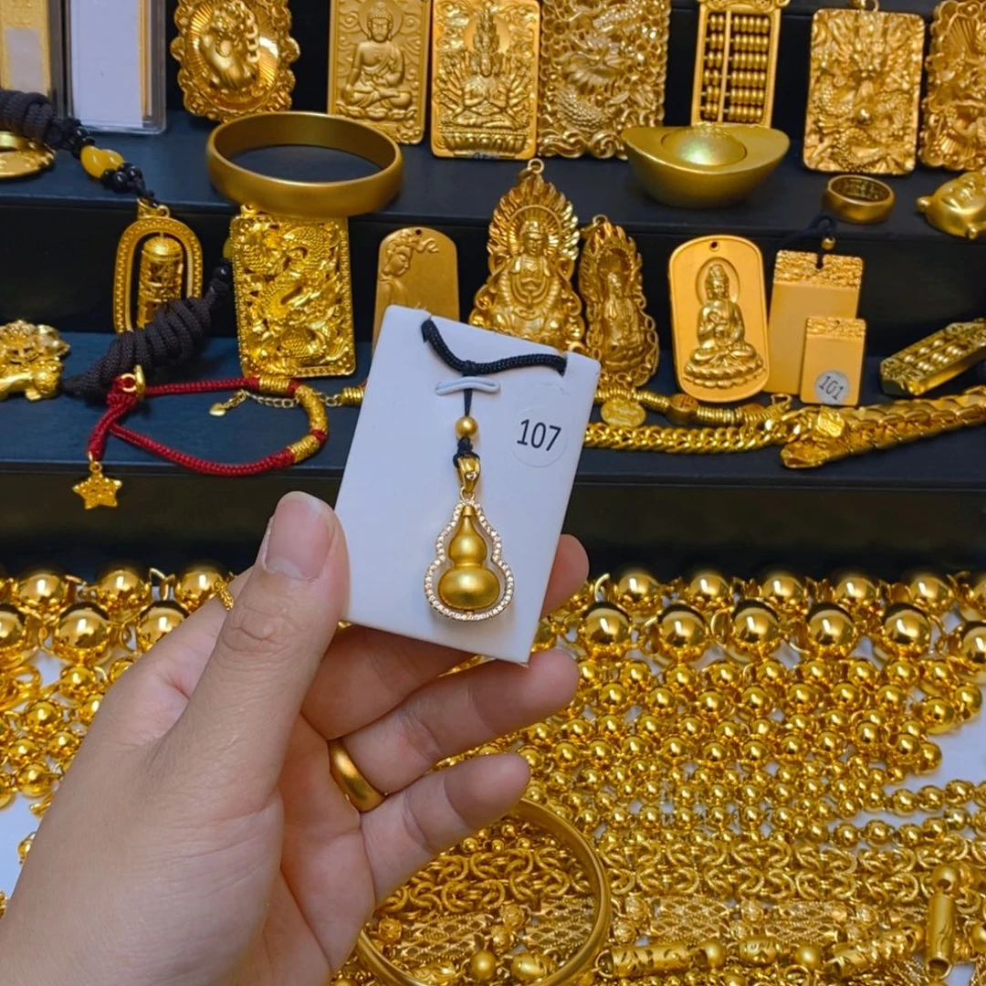 合金无合金材质小葫芦带钻转动