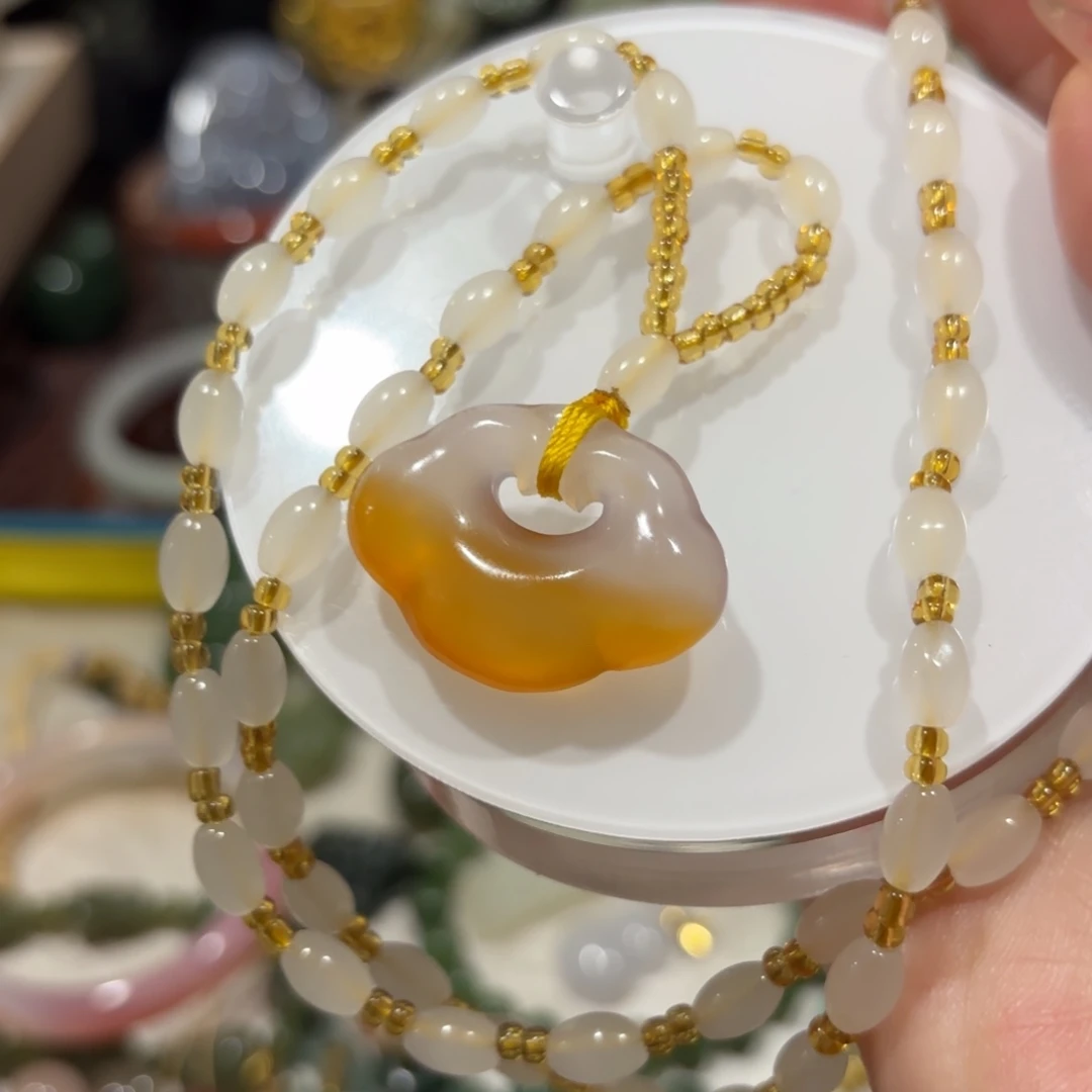 玛瑙/玉髓未镶嵌颈饰594555