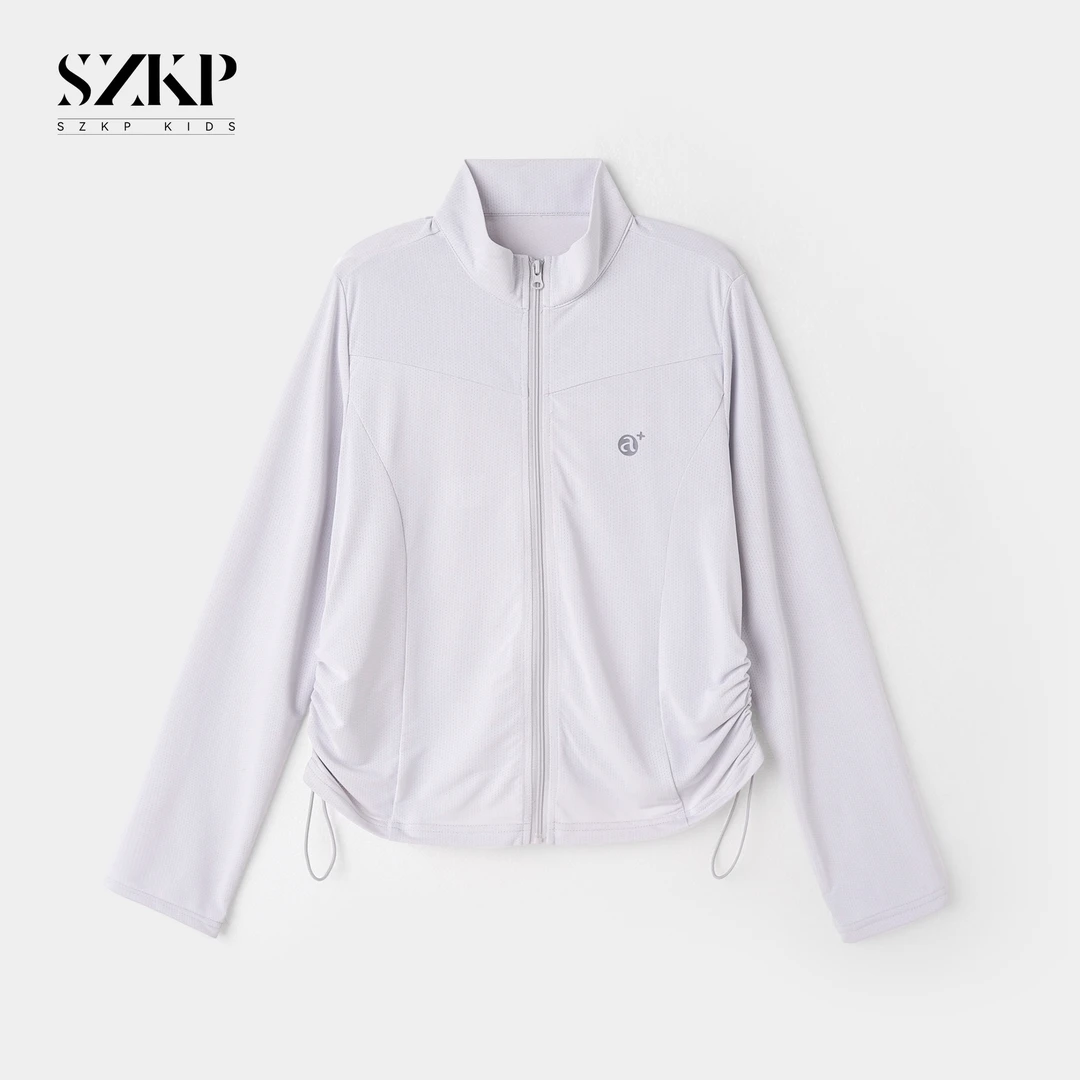 SZKP夏季新款女童透气外套中大童时尚儿童休闲防晒服BGYX551471