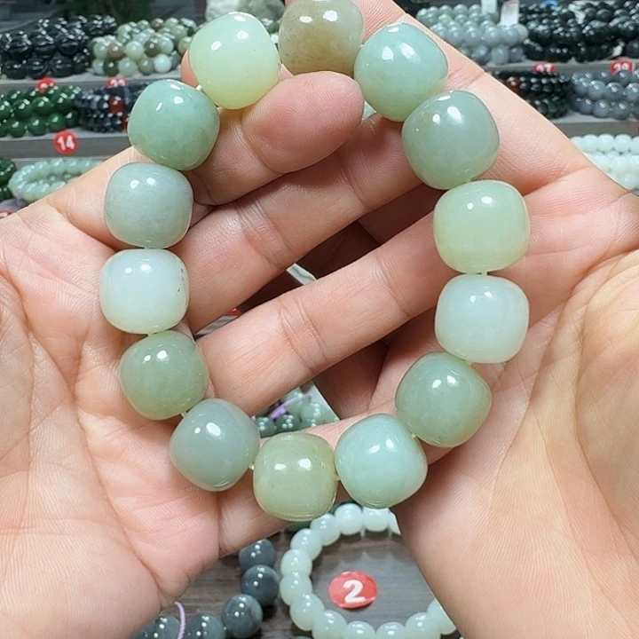 未镶嵌手链和田玉多宝老型卡16