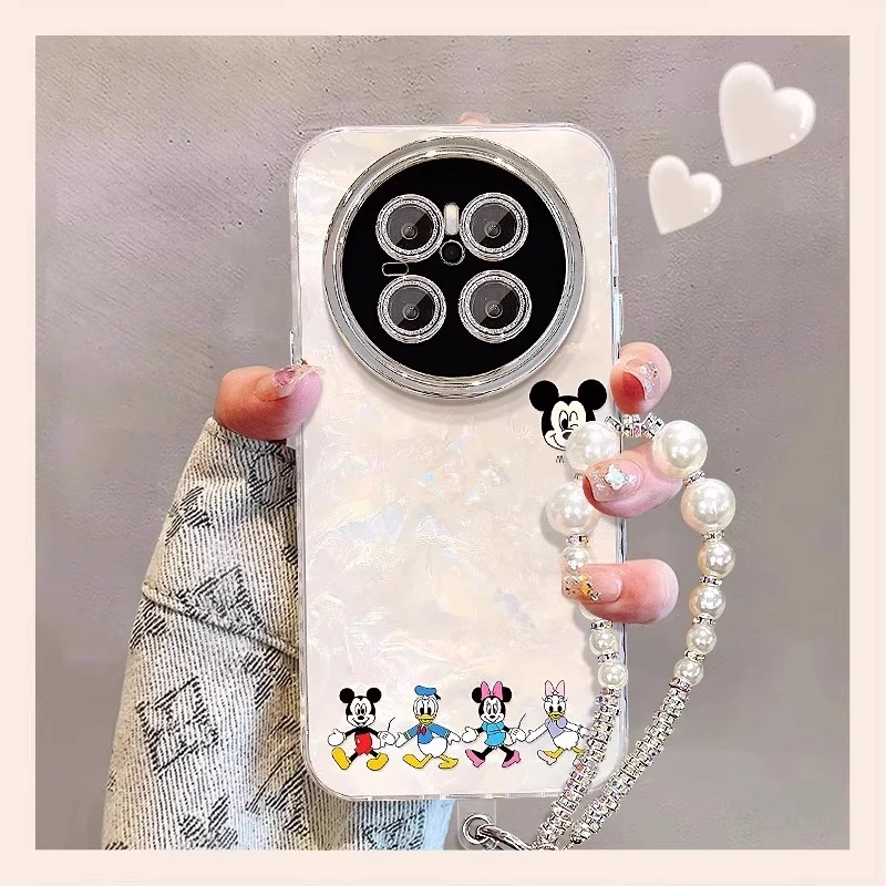 卡通米奇适用华为mate70pro手机壳新款mate60pro保护套防摔pura80