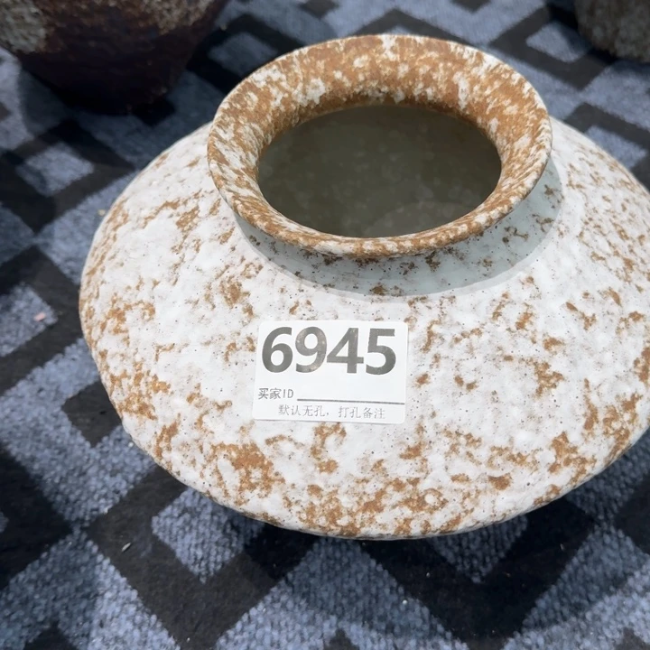 赵***赵瓷片景德镇高温花器编码6945高23口10默认无孔