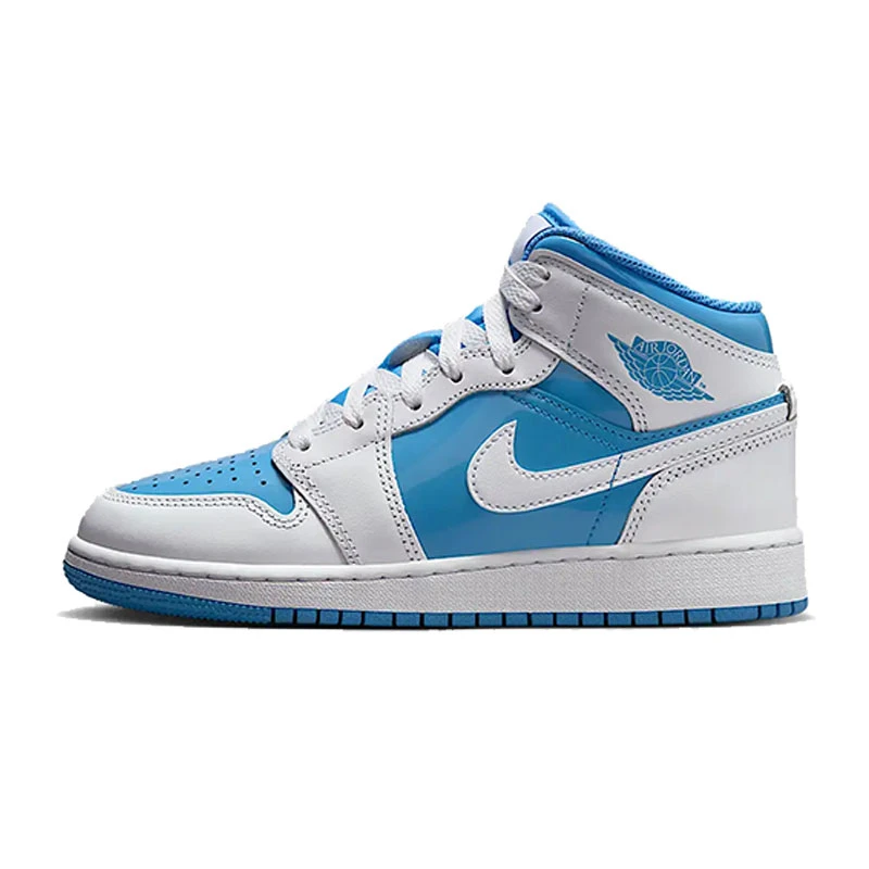 NIKE耐克2025男大童AIR JORDAN1MID SE (GS)乔丹篮球鞋FZ3933-114