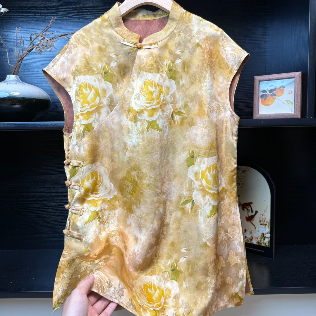 【绿牡丹】中式气质百搭上衣2697