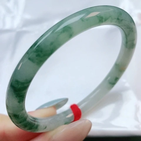 未镶嵌手镯翡翠51圆条882486