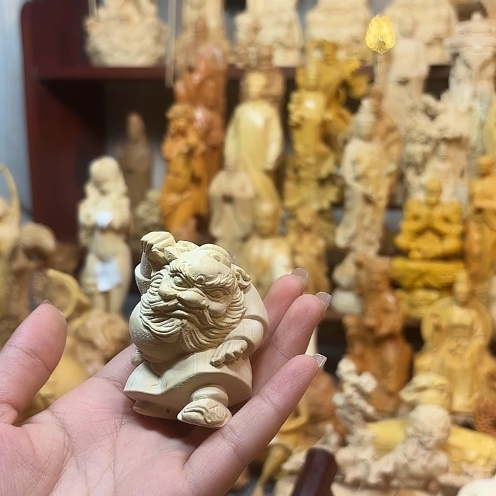 黄杨木黄杨木瑕疵钟馗