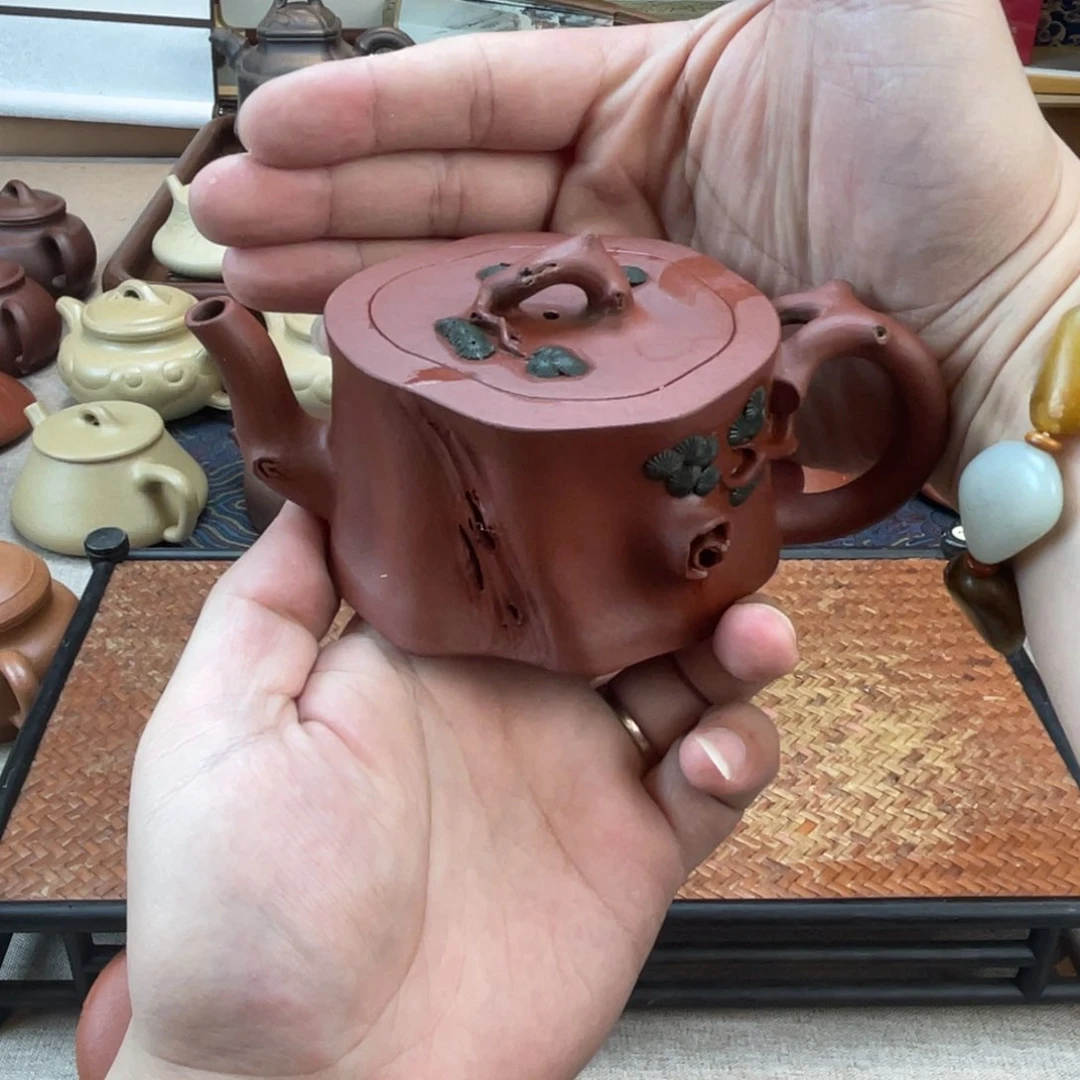 茶壶紫砂林*从保原矿手工壶的直播间