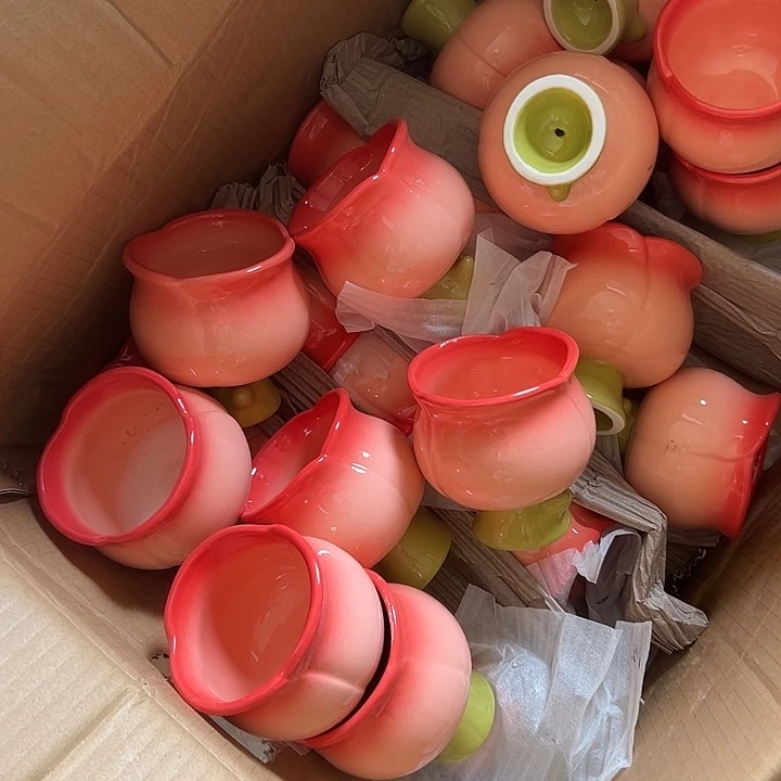 瓷片默认瑕疵商品花朵呗2个