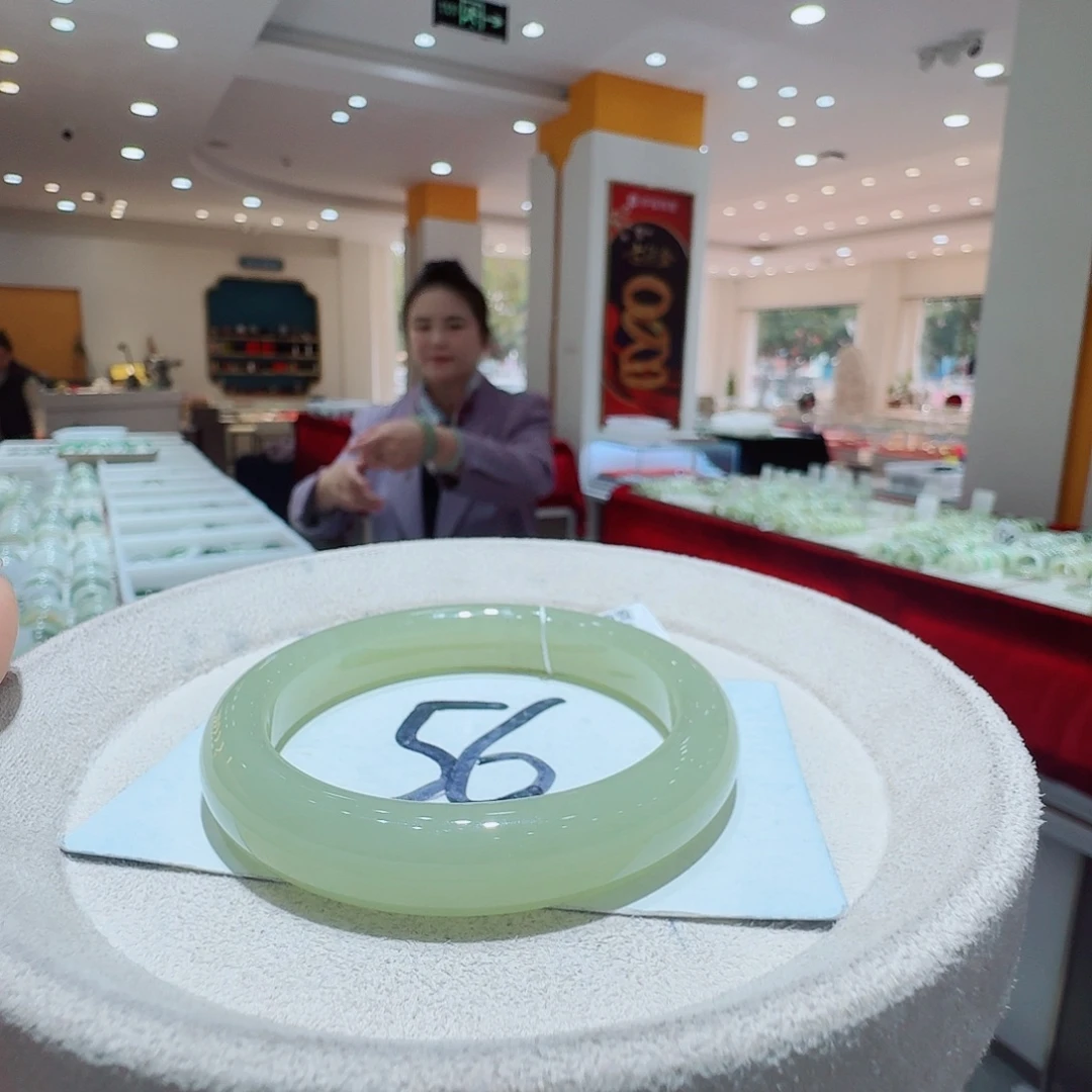 和田玉未镶嵌手镯296