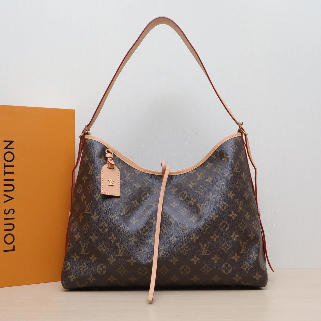 99新 LouisVuitton/路易威登 【双双】CARRYALL 中号 39 芯片