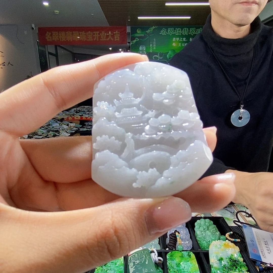 颈饰未镶嵌翡翠翡翠