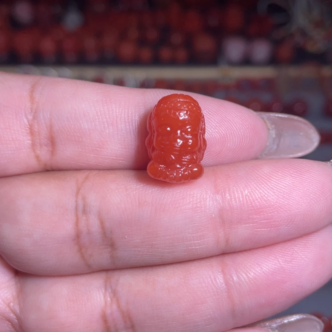 南红玛瑙宝宝象未镶嵌
