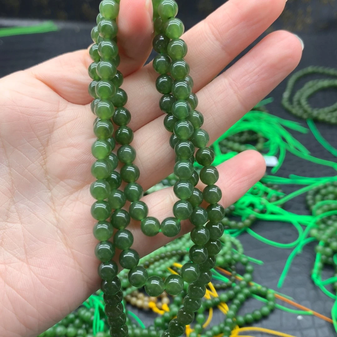 和田玉未镶嵌手链6