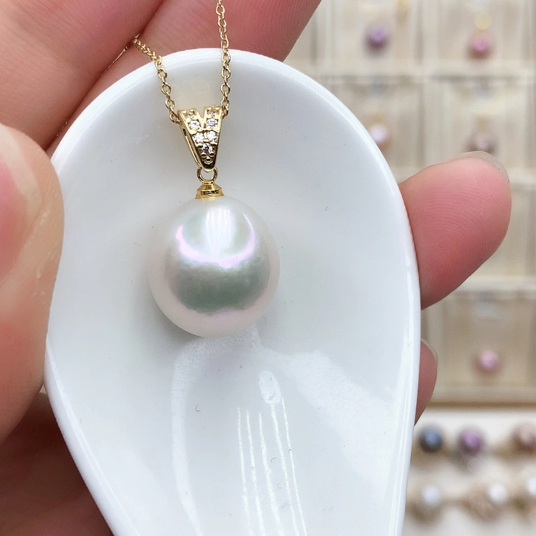 淡水珍珠颈饰合金