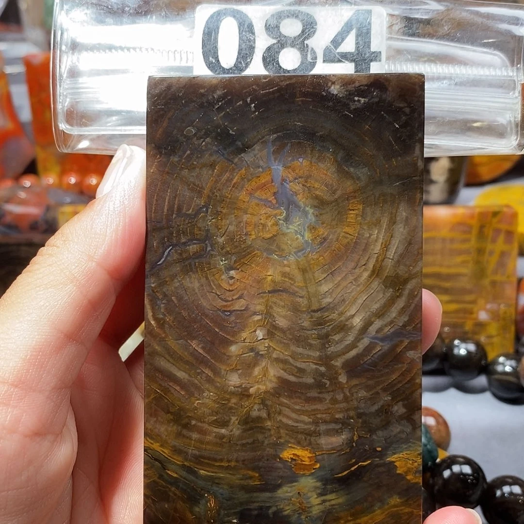 硅化玉天然北票硅化玉吊坠未镶嵌