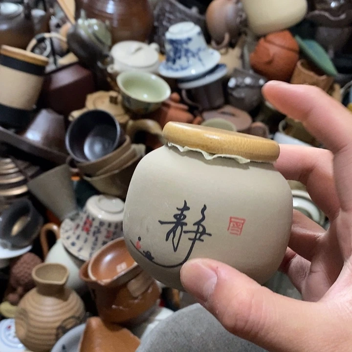 瓷片荷花的人就在这一刻？然后