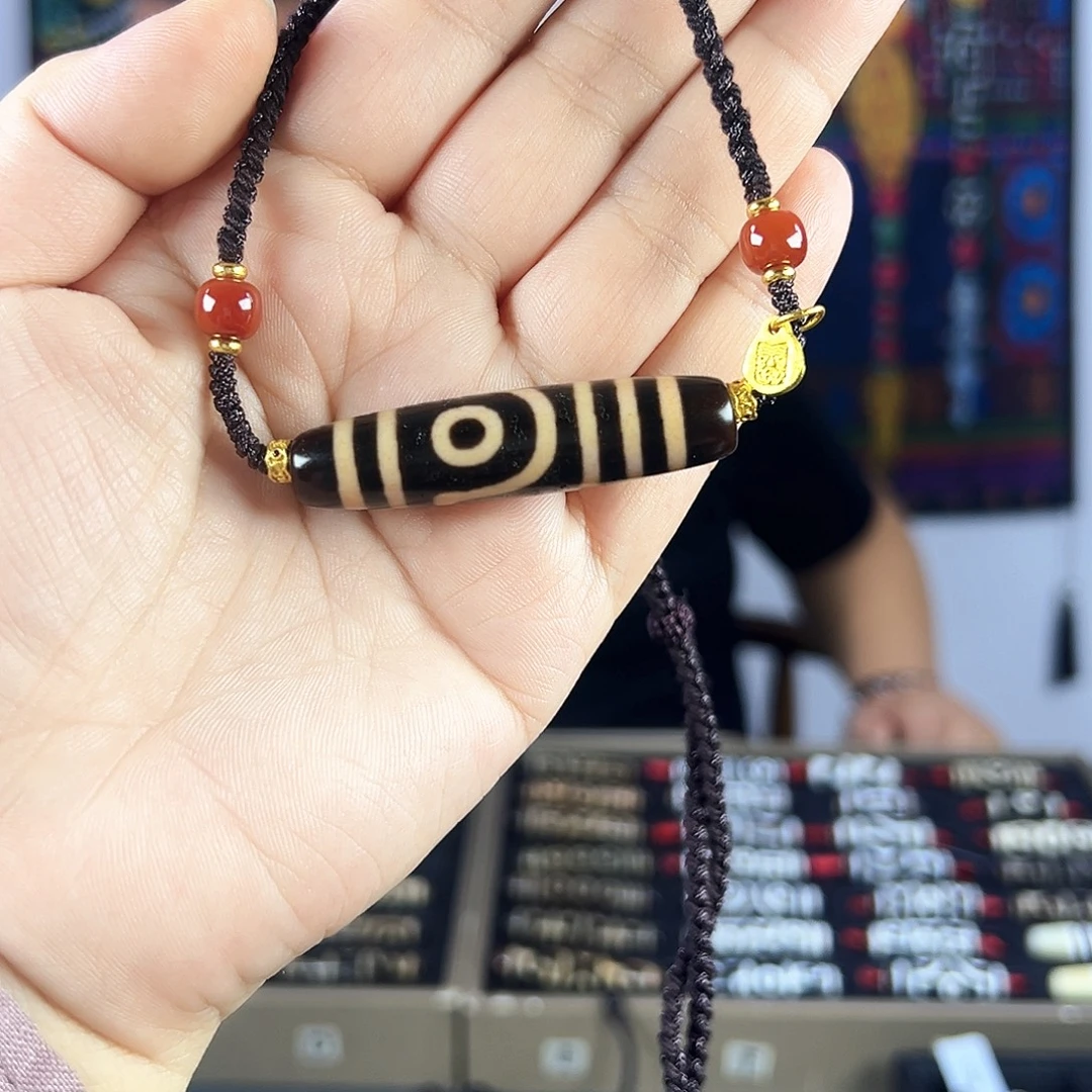 四***草玛瑙/玉髓合金颈饰～上肯