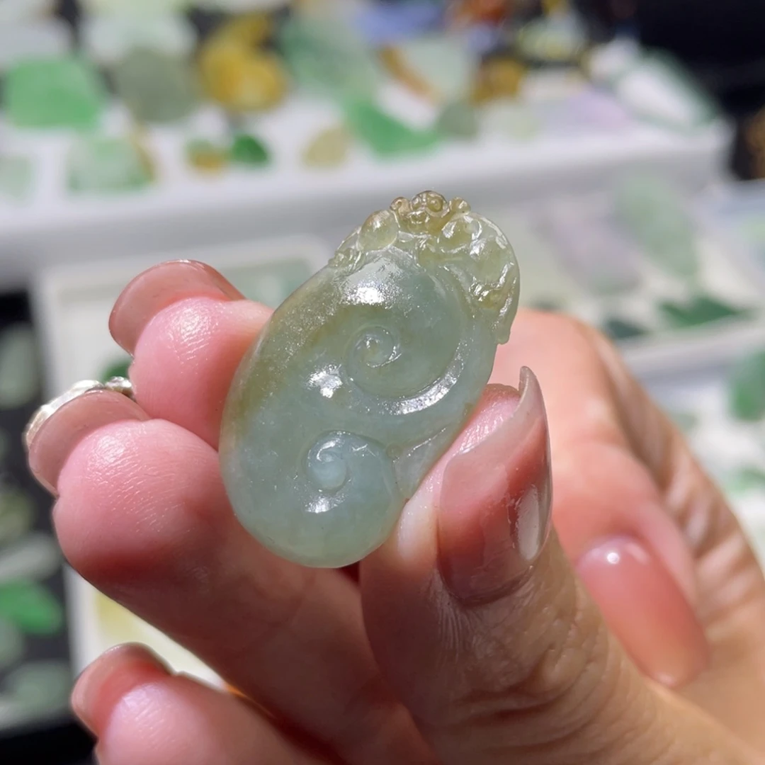未镶嵌定制翡翠毛货